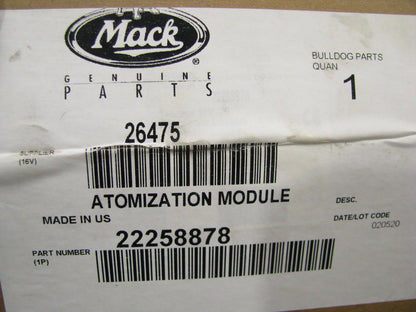 NEW GENUINE 22258878 Atomization Control Module OEM Mack 1578195X