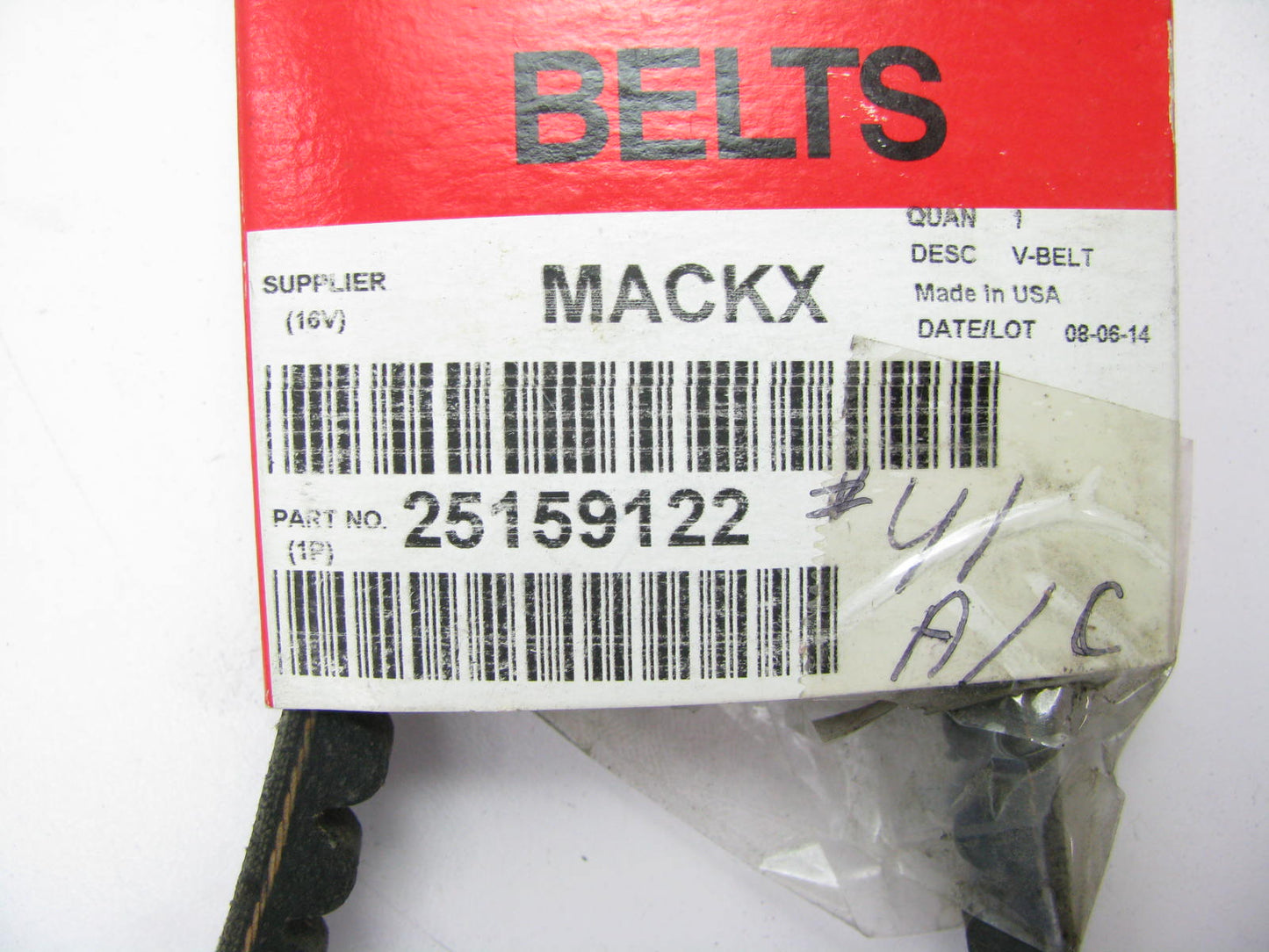 NEW GENUINE Mack 25159122 Belt V-BELT