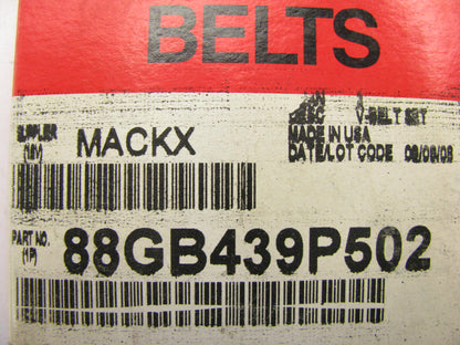 OEM - Mack 88GB439P502 High Capacity V-Belt - 0.50'' X 50.875'' -  36 Degree