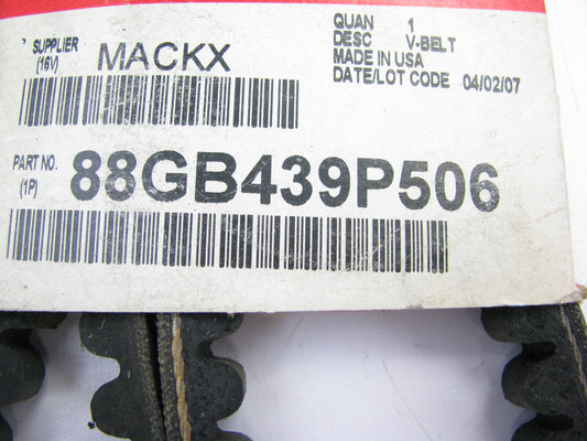 Mack 88GB439P506 Accessory Drive Belt - 0.53'' X 50.50'' - 36 Degree