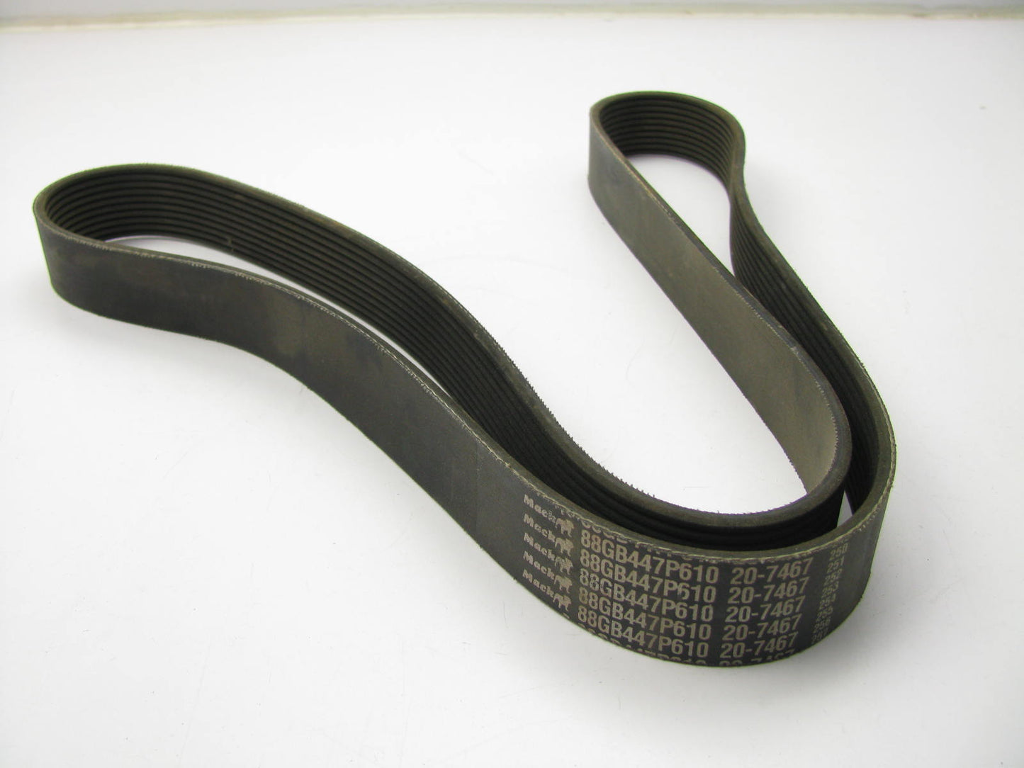 NEW - OEM Mack 88GB447P610 Serpentine Belt - 1.367'' X 61.50'' - 10 Ribs