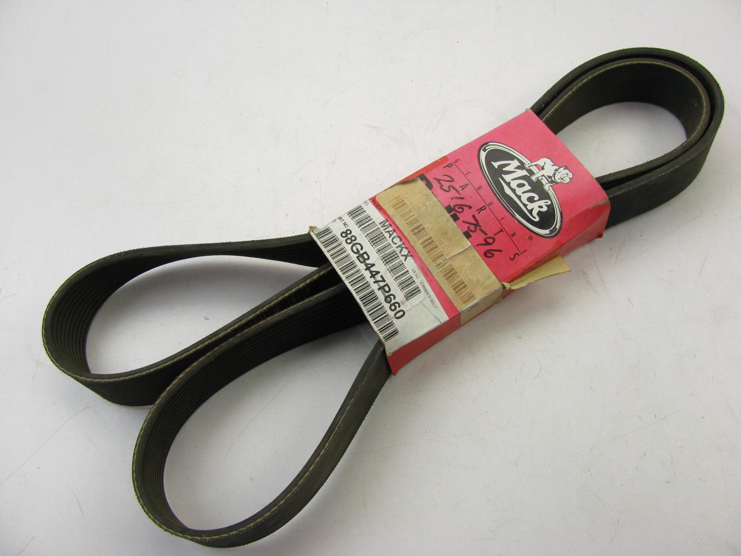 NEW - OEM Mack 88GB447P660 Serpentine Belt -  1.367'' X 66.4'' - 10 Ribs