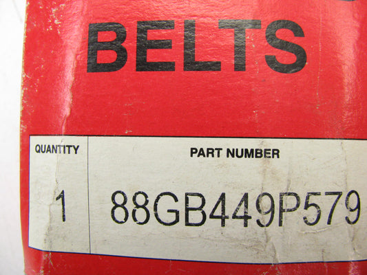 NEW - OEM Mack 88GB449P579 Serpentine Belt - 1.367'' X 58.527'' - 10 Ribs