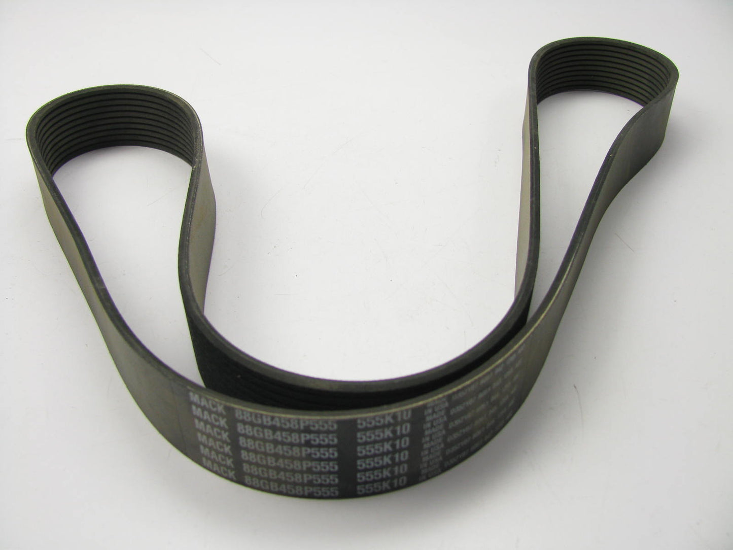 NEW - OEM Mack 88GB458P555 Serpentine Belt -  1.367'' X 56.022'' - 10 Ribs