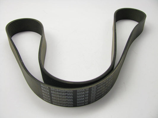 NEW - OEM Mack 88GB458P555 Serpentine Belt -  1.367'' X 56.022'' - 10 Ribs