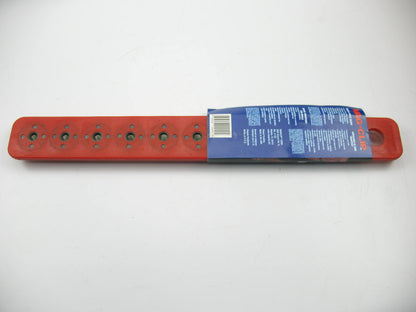Mag-Clip MC312RD 1/2'' Drive RED Magnetic 10 Socket Holder Strip