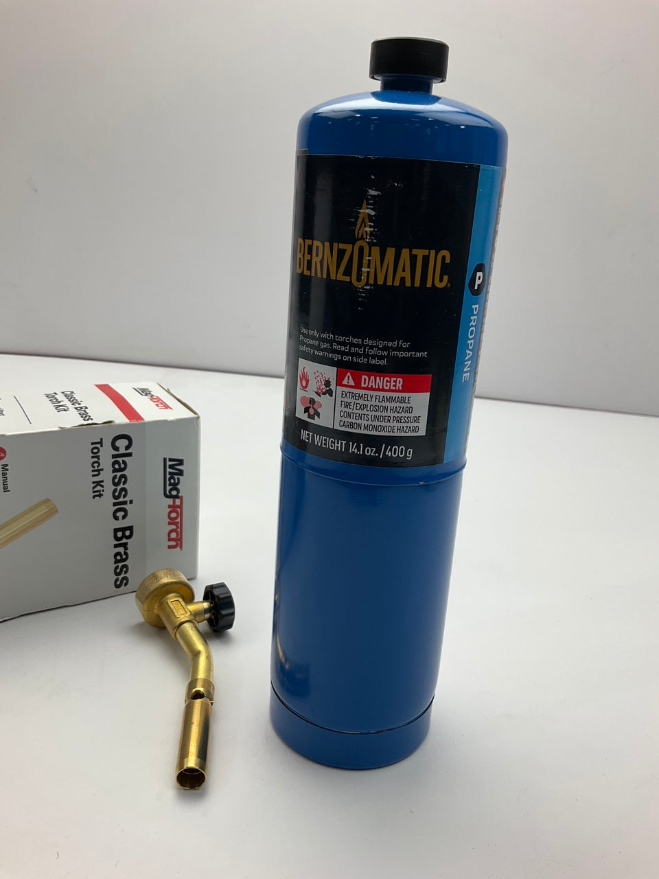 Mag-Torch MT200 Classic Brass Torch Kit With Adjustable Propane Pencil Flame