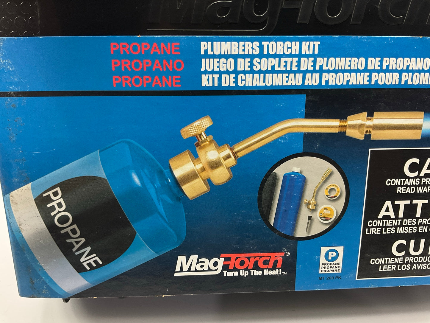 Mag-torch MT200PK Plumber's Kit: MT200, Solder, Flux, 14 Oz Propane Torch Kit