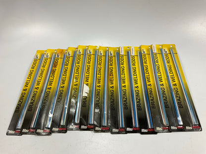 13 Packs Of 5 Each - Mag-Torch MT300BW 12'' Assortment Of Brazing Soldering Rods