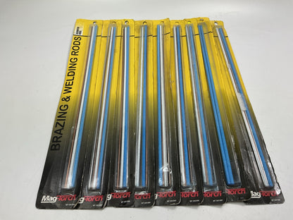 Mag-Torch MT300BW 12'' Assortment Of Brazing Soldering Rods 9 Packs Of 5 Ea