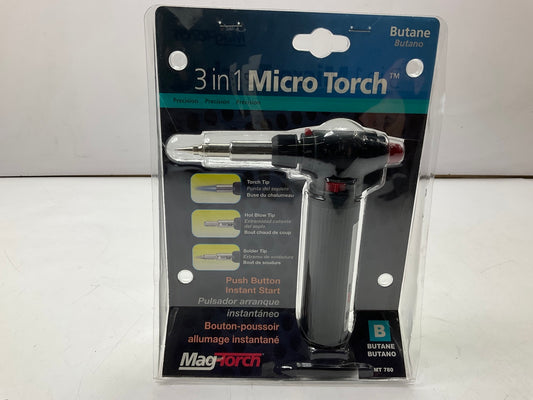 Mag-Torch MT780 Butane Tabletop Micro Torch Microsoplete Trigger Start Ignition