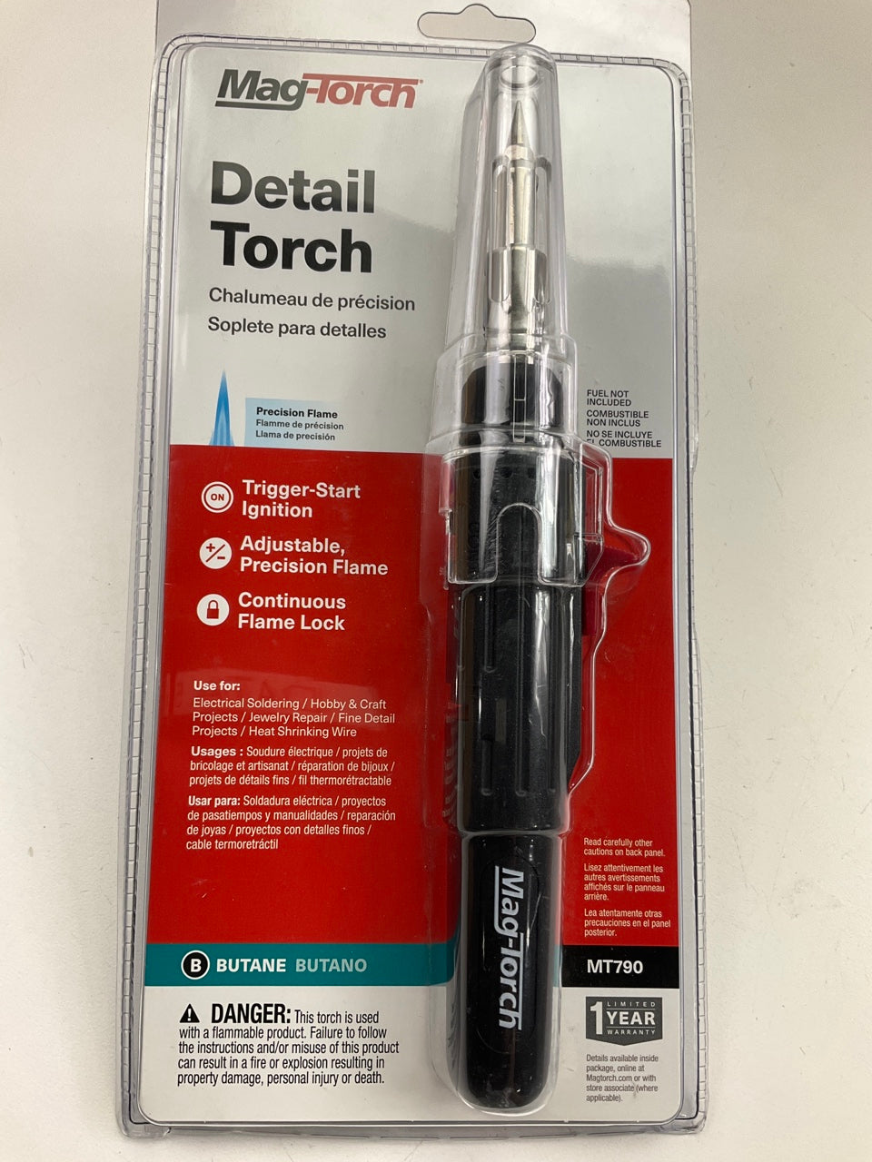 Mag-Torch MT790 Detail Micro Butane Torch W/ Adjustable Precision Flame