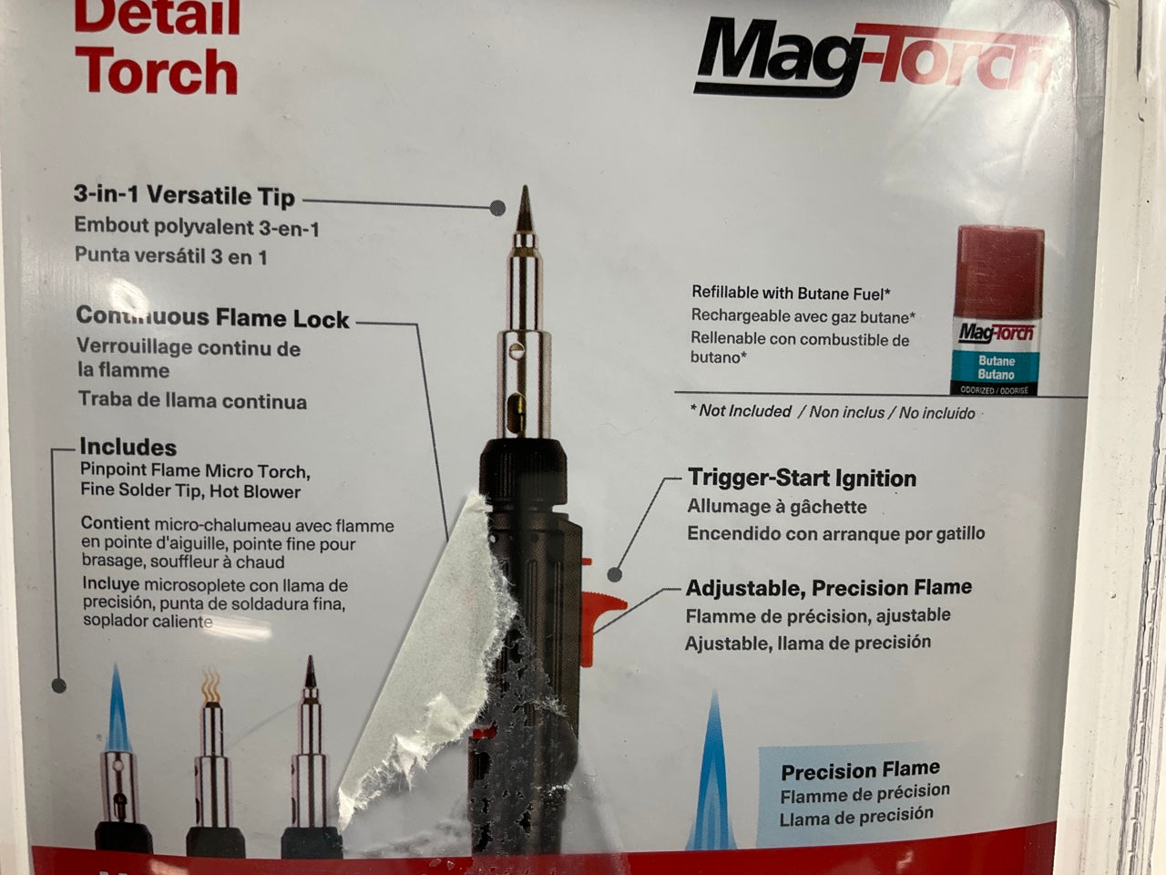 Mag-Torch MT790 Detail Micro Butane Torch W/ Adjustable Precision Flame