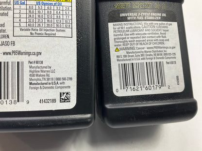 Mag 1 60179 Universal 2-Cycle Lawn Mower Engine Oil: 8 OZ + 2.6 OZ Bonus Bottle