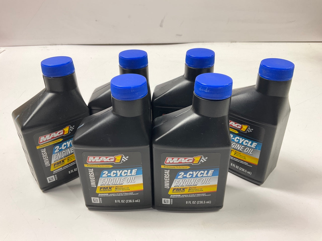 6 Bottles - Mag 1 60138 Universal 2-Cycle Oil - 8 Fl Oz In Each Bottle