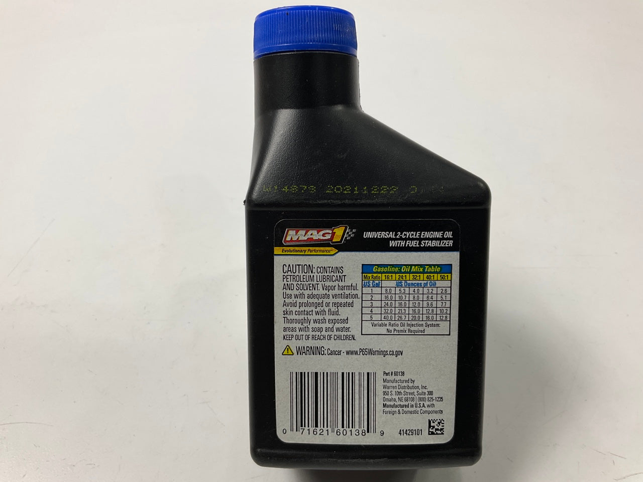 MAG 1 60138 Universal 2-Cycle Oil - 8 Ounce Bottle