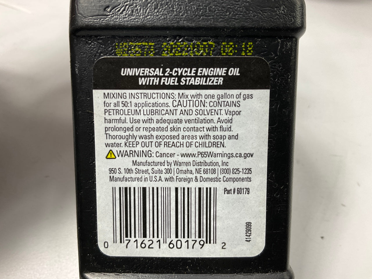 (6) Bottles - MAG 1 60179 Universal 2-Cycle Engine Oil - 2.6 Ounces Each