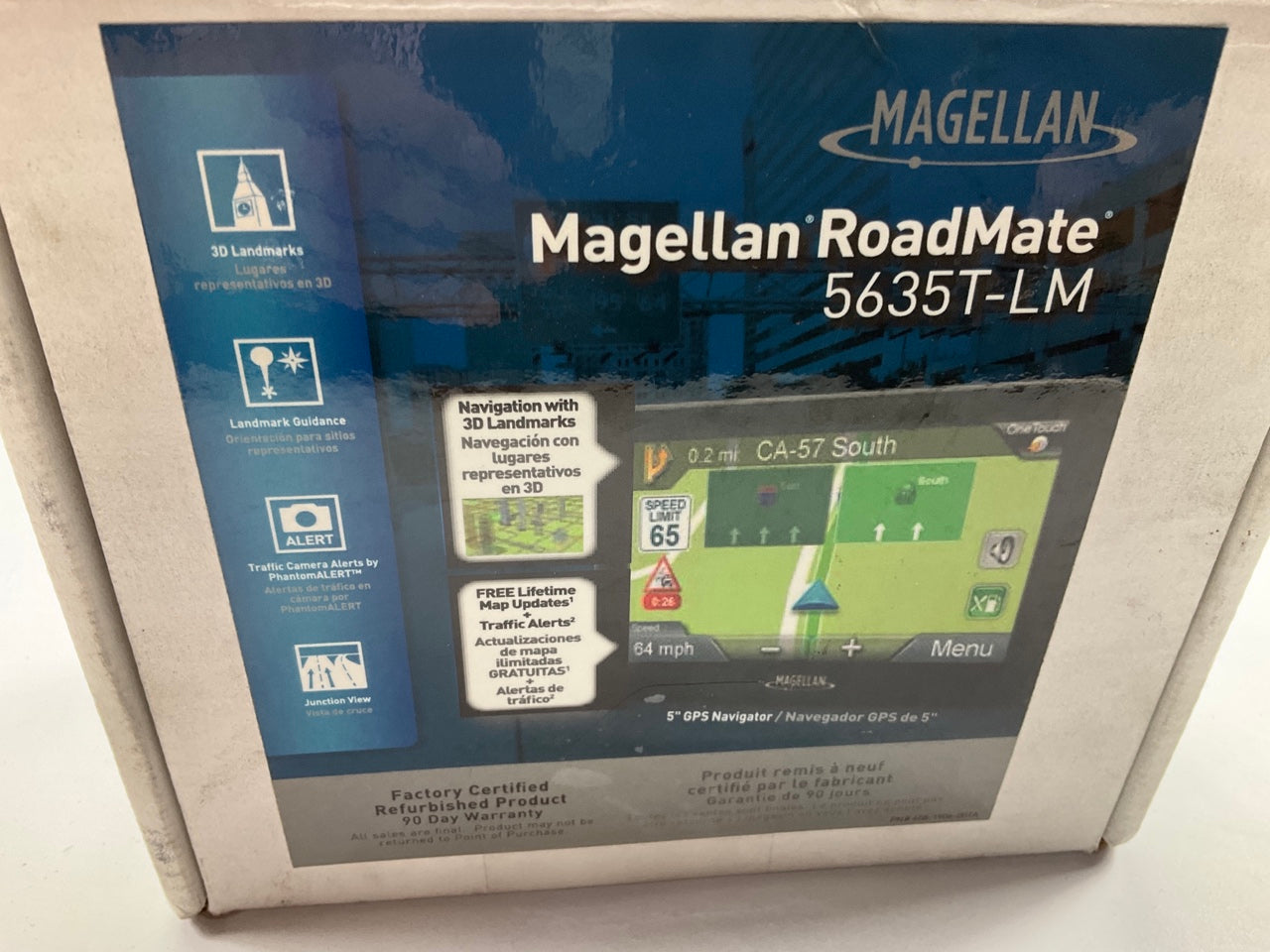 Refurbished - Magellan Roadmate 5635T-LM GPS Navigation Unit Kit