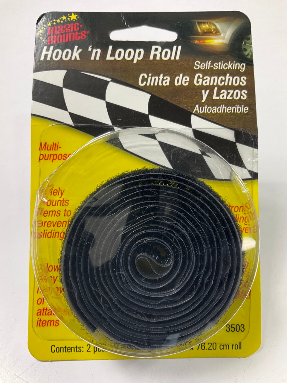 Magic Mounts 3503 Self-sticking Hook-N-Loop Roll 3/4'' X 30''