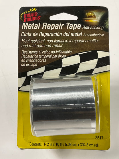 Magic Mounts 3517 Universal Heat Resistant Metal Repair Tape, 2'' X 10' Long