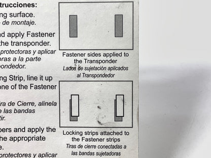 Magic Mount 3538 Pass Caddy Self-Sticking Transponder Fastener, Pack Of 5