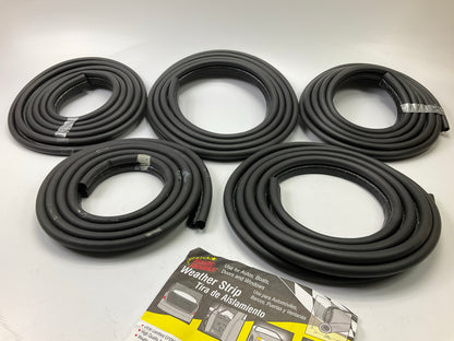 (5) Magic Mounts 3555 Self-Adhesive Weatherstrip Seal Tape 1/2'' W 1'' Tall X 10'