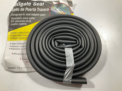 Magic Mounts 3558 Self-Adhesive Weatherstrip Seal 1/2'' Wide, 1-1/8'''' Tall X 10'