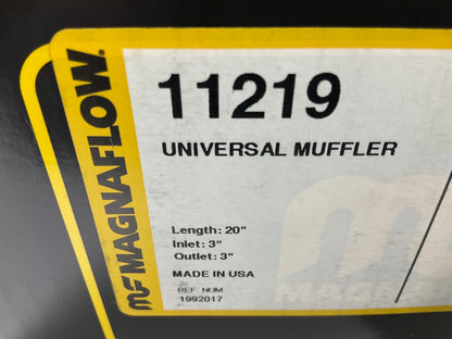 Magnaflow 11219 Stainless Steel Perfornance Muffler - 3'' Center Inlet & Outlet