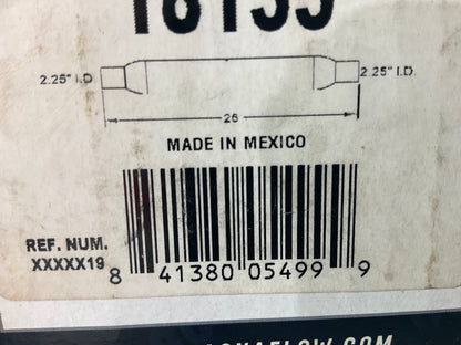 Magnaflow 18135 Glass Pack Aluminized Exhaust Muffler 2-1/4'' Inlet / Outlet, 26''