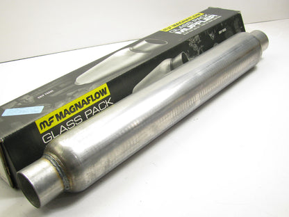 Magnaflow 18146 2.5'' In/Out  4'' Round Glasspack Performance Exhaust Muffler