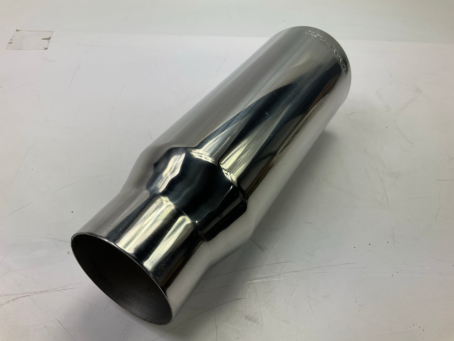 Magnaflow 35116 Stainless Steel Exhaust Tip, 12'' Long, 4'' Rolled Edge, 3'' ID
