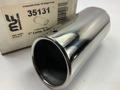 MagnaFlow 35131 Stainless 3 Inch Round Polished Exhaust Tip, 2.25'' ID, 7'' Long
