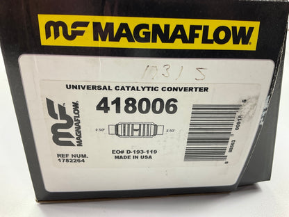 Magnaflow 418006 Universal CARB Compliant Catalytic Converter 2.5'' Inlet /Outlet