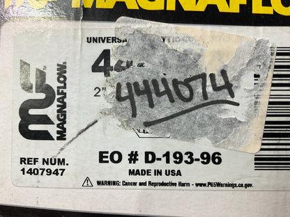 Magnaflow 444074 Catalytic Converter CARB (California) Approved, 2'' Outlet Inlet