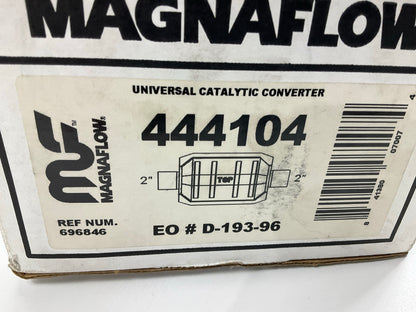 Magnaflow 444104 Catalytic Converter 2'' Inlet, 2'' Outlet, Universal, CARB (CALI)