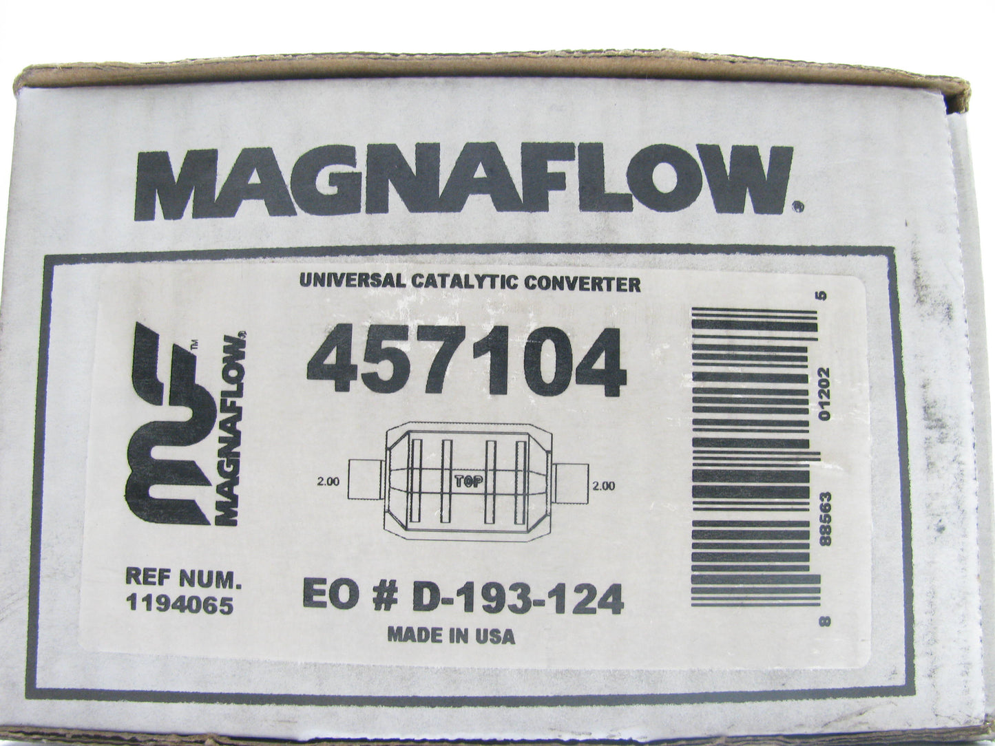 Magnaflow 457104 Universal Catalytic Converter - 2'' California CARB Compliant