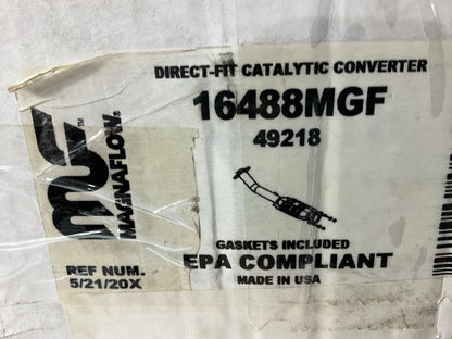 INCOMPLETE Magnaflow 49218 DirectFit EPA Compliant REAR LEFT Catalytic Converter