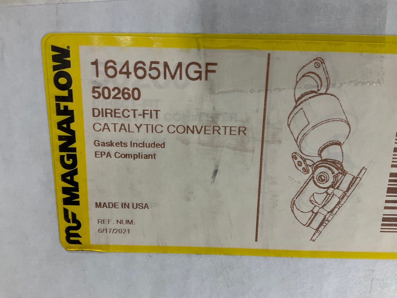 Magnaflow 50260 REAR Direct Fit Catalytic Converter & Manifold - 02-06 Camry V6