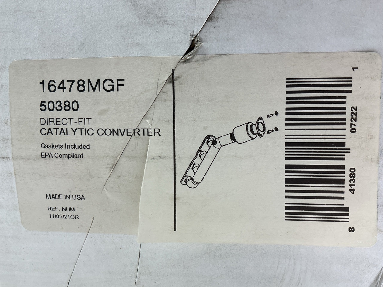 Magnaflow 50380-TYPE2 Left Catalytic Converter & Exhaust Manifold