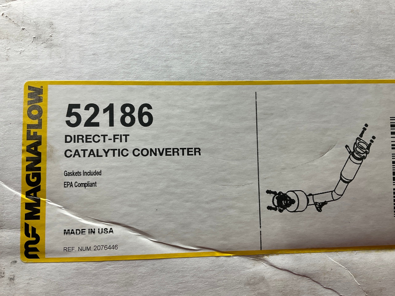 Magnaflow 52186 Direct Fit EPA Compliant FRONT Catalytic Converter