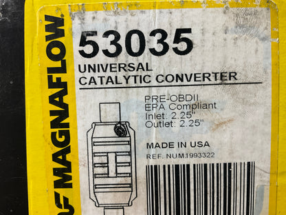 MagnaFlow 53035 Universal Catalytic Converter 2-1/4'' Inlet & Outlet OBDI (OBD1)
