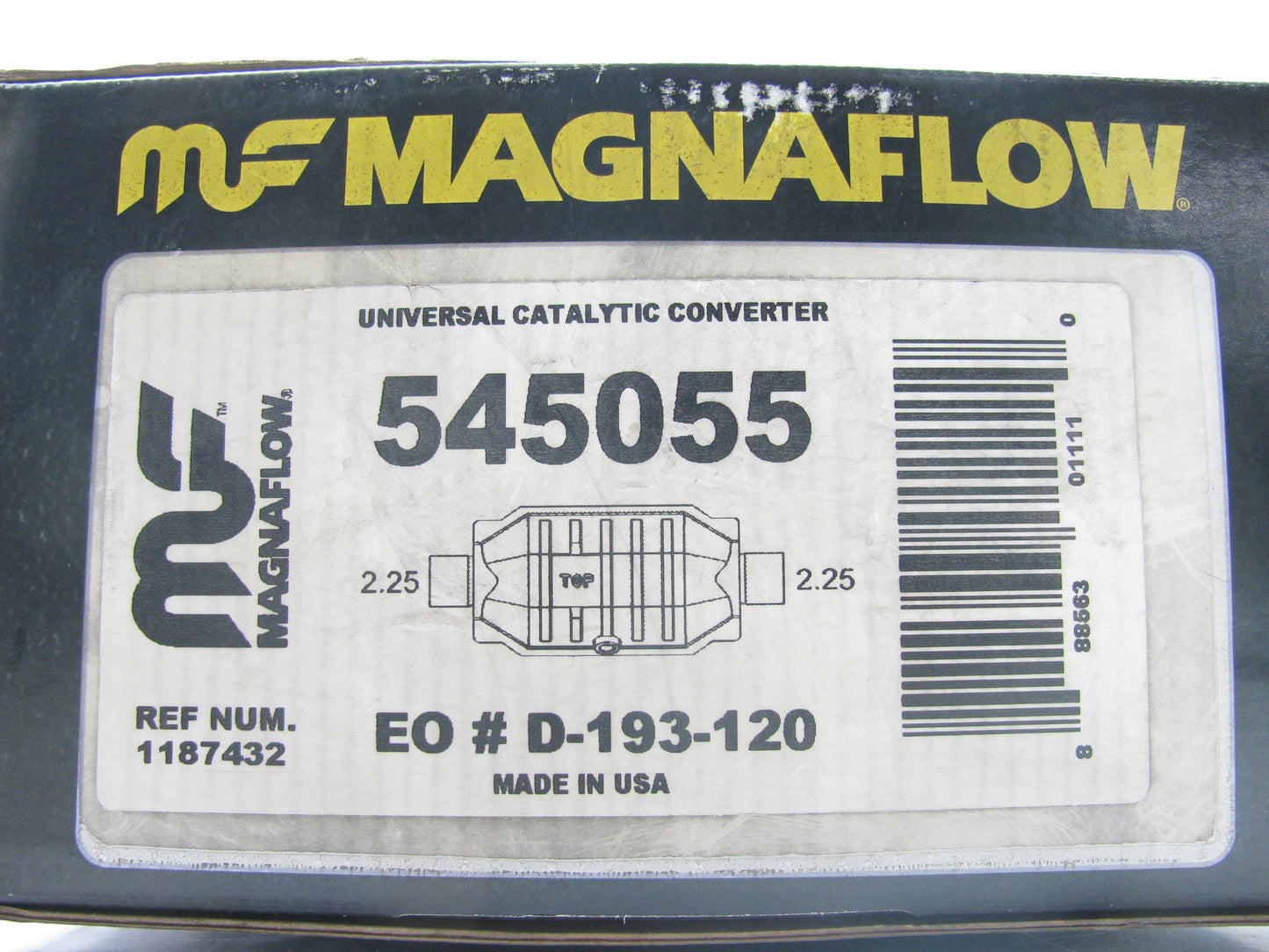 Magnaflow 545055 Universal Catalytic Converter - 2.25'' California CARB Compliant