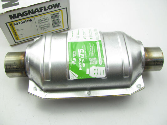 Magnaflow 99104HM Universal Catalytic Converter, 2'' In & Out, 13'' Long, OBD II