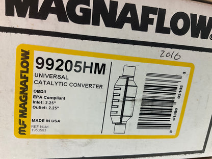 Magnaflow 99205HM Universal EPA Compliant Catalytic Converter 2.25'' Inlet/Outlet