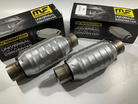 (2) Magnaflow 99206HM Universal EPA Compliant Catalytic Converter 2.50'' In/Out