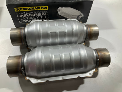 (2) Magnaflow 99206HM Dual Custom Exhaust 2-1/2'' Catalytic Converters PAIR 2.5''