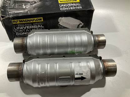 (2) Magnaflow 99356HM Universal EPA Compliant Catalytic Converter 2.50'' In / Out