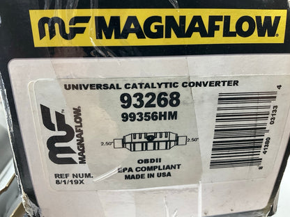 (2) Magnaflow 99356HM Universal EPA Compliant Catalytic Converter 2.50'' In / Out