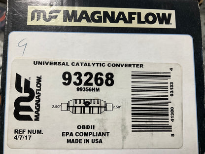 Magnaflow 99356HM Universal EPA Compliant Catalytic Converter 2.50'' Inlet/Outlet