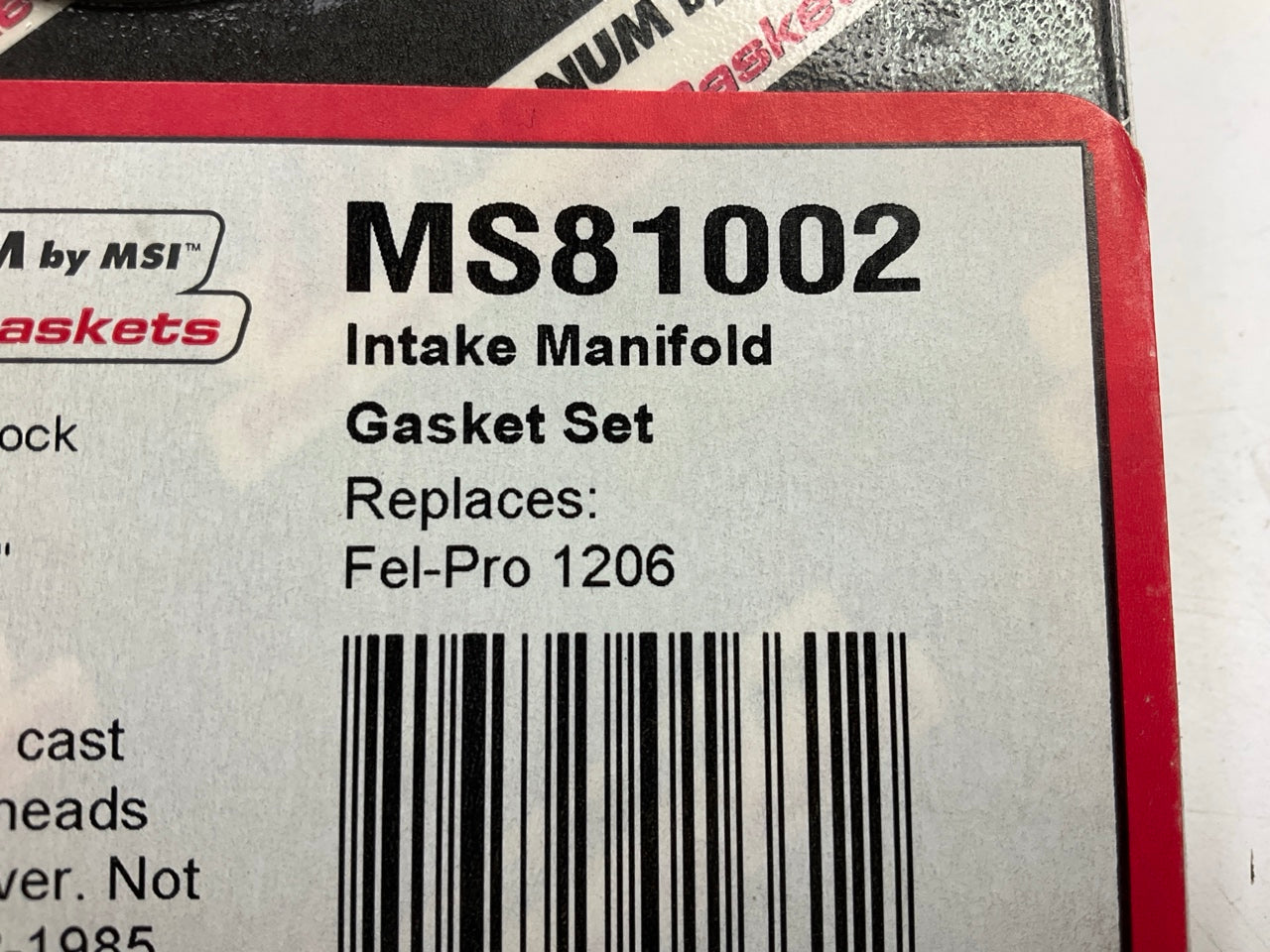 Magnum MS81002 Engine Intake Manifold Gasket Set 55-85 Chevrolet SBC 1.31''x2.21''